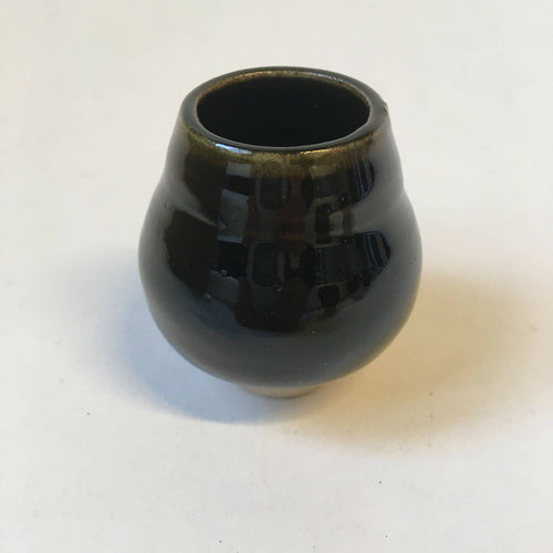 Petit Vase Noir-Oribe n°3 en grès | EMPREINTES Paris - EMPREINTES Paris