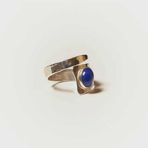 Bague ROMAE en argent avec un Lapis lazuli. | EMPREINTES Paris - EMPREINTES Paris