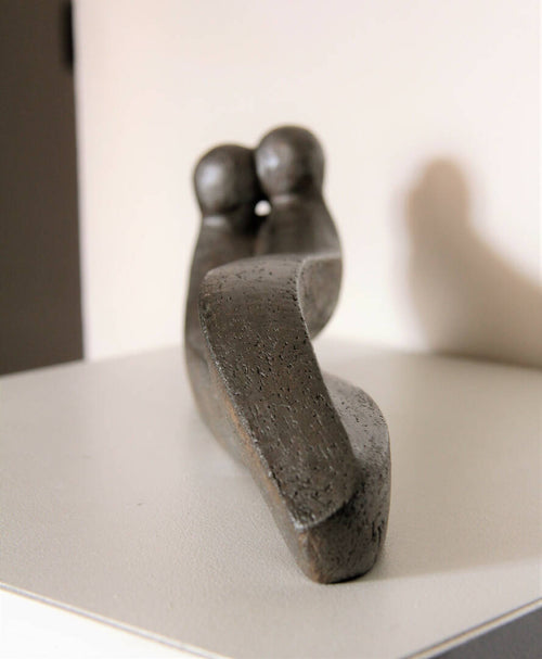 Sculpture couple en argile L'instant II | EMPREINTES Paris - EMPREINTES Paris