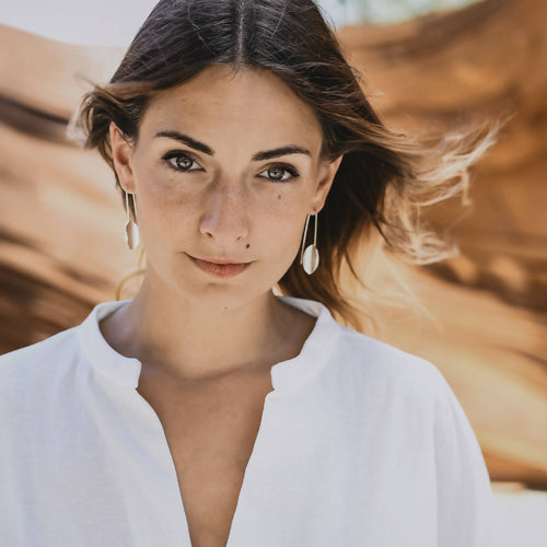 Boucles d'oreilles DUNE - Argent | EMPREINTES Paris - EMPREINTES Paris