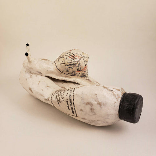Sculpture papier Escargot blanc | EMPREINTES Paris - EMPREINTES Paris