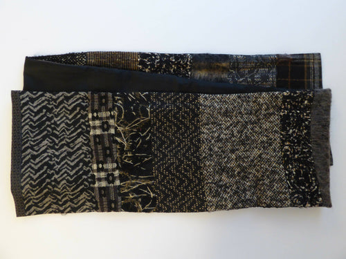 Écharpe hivernale homme-brun noir | EMPREINTES Paris - EMPREINTES Paris