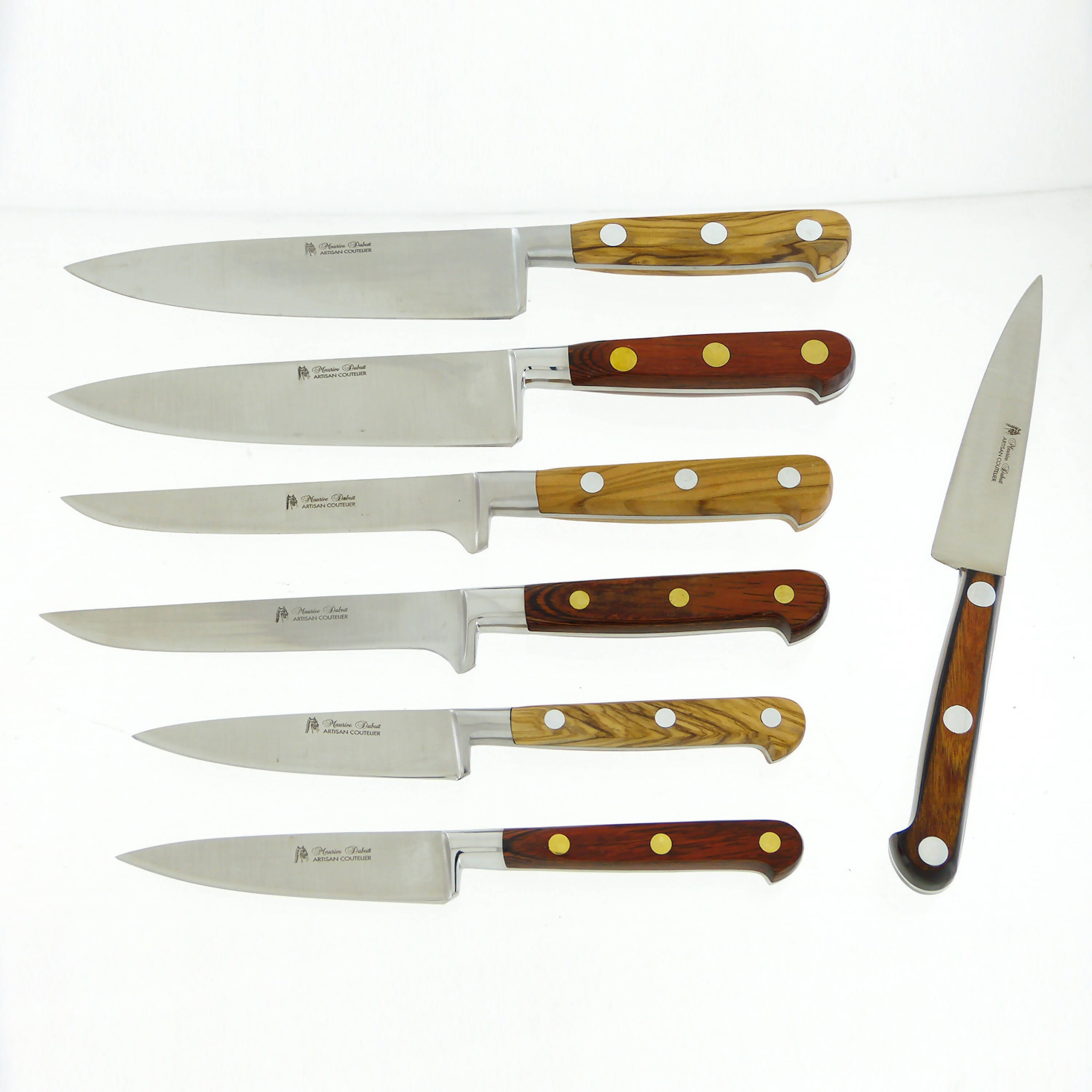 Couteau à désosser forgé 13 cm bouleau teinté | EMPREINTES Paris