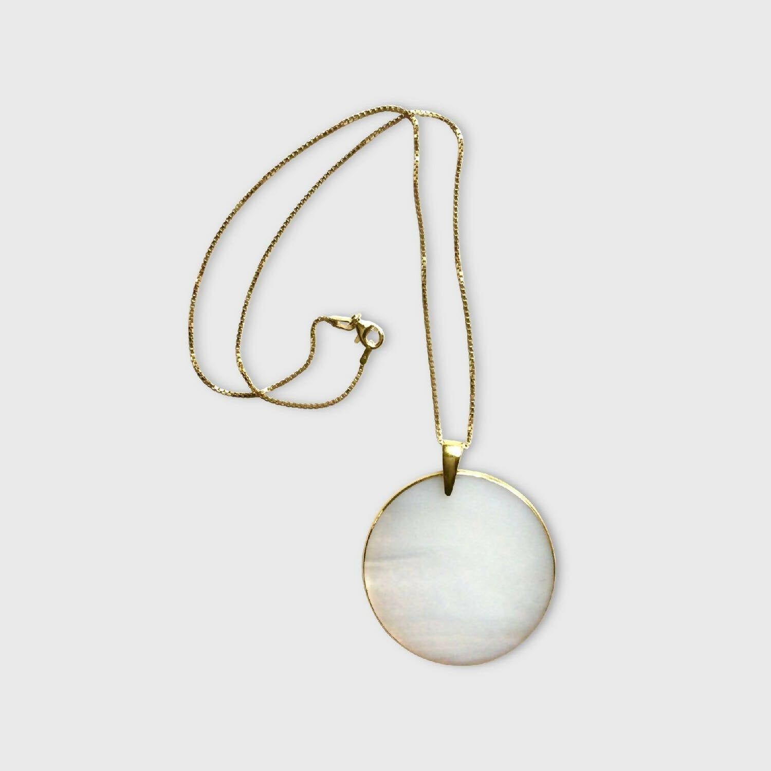 Collier ASTRE blanc nuage | EMPREINTES Paris