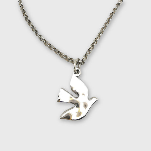 Collier Colombe en argent martelé | EMPREINTES Paris - EMPREINTES Paris