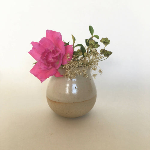 Petit Vase Beige n°1 en grès | EMPREINTES Paris - EMPREINTES Paris