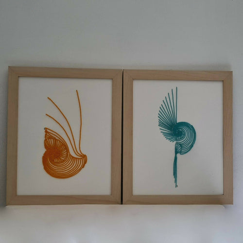 Tableau perlé Coquillage3 | EMPREINTES Paris - EMPREINTES Paris