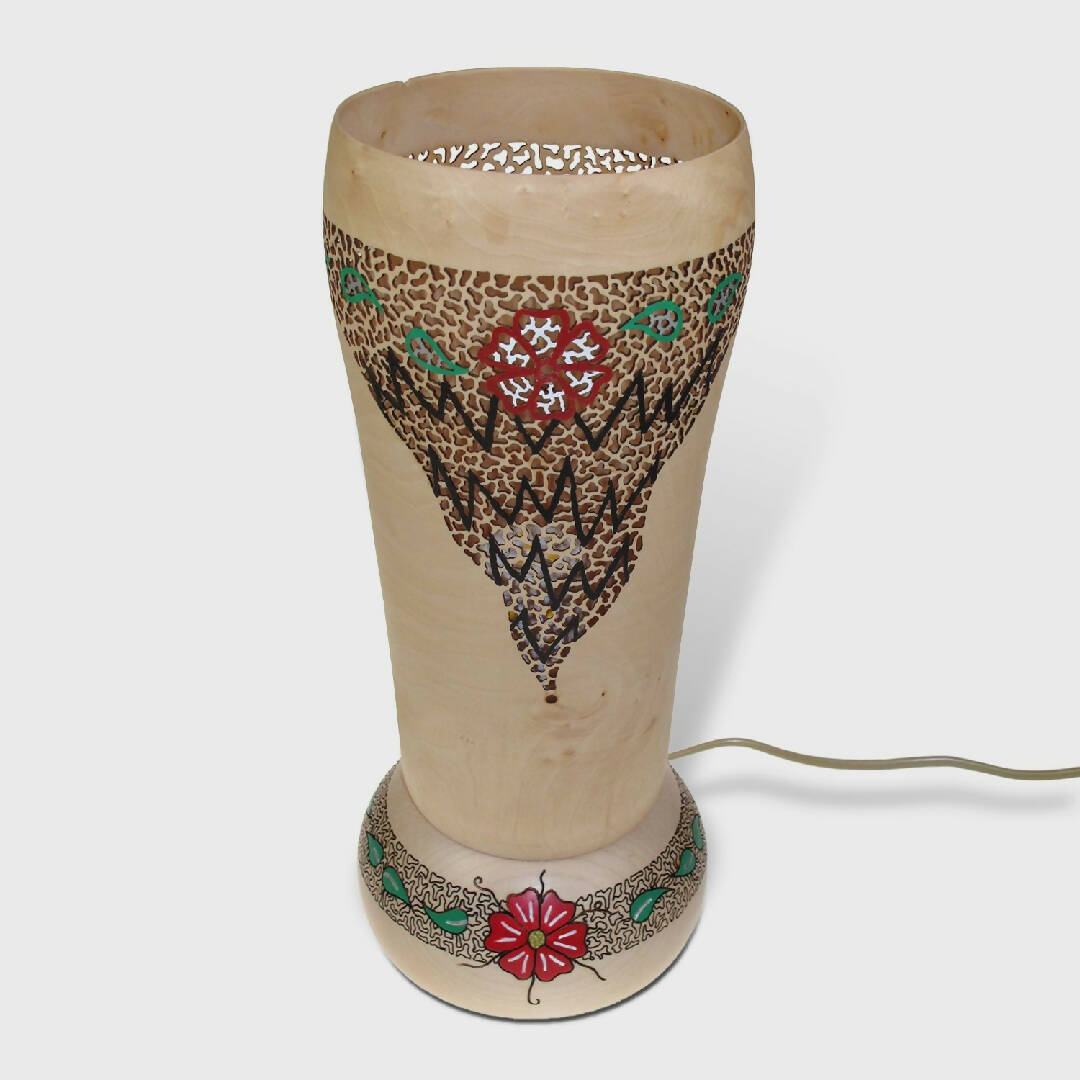 lampe_ambiance_deco_bois_fleurs_atelier_mercantour | EMPREINTES Paris