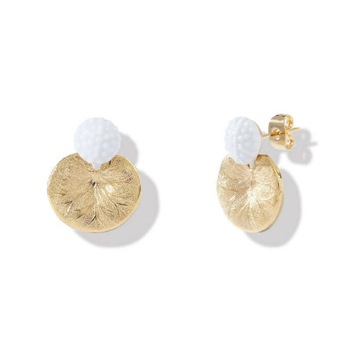 Boucles d'oreilles Nymphéas | EMPREINTES Paris - EMPREINTES Paris
