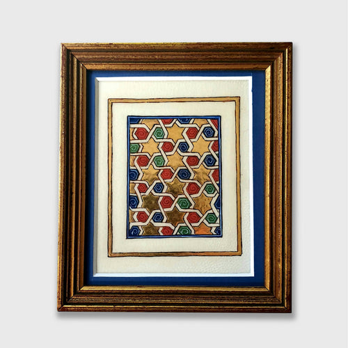 Enluminure géométrie or | EMPREINTES Paris - EMPREINTES Paris