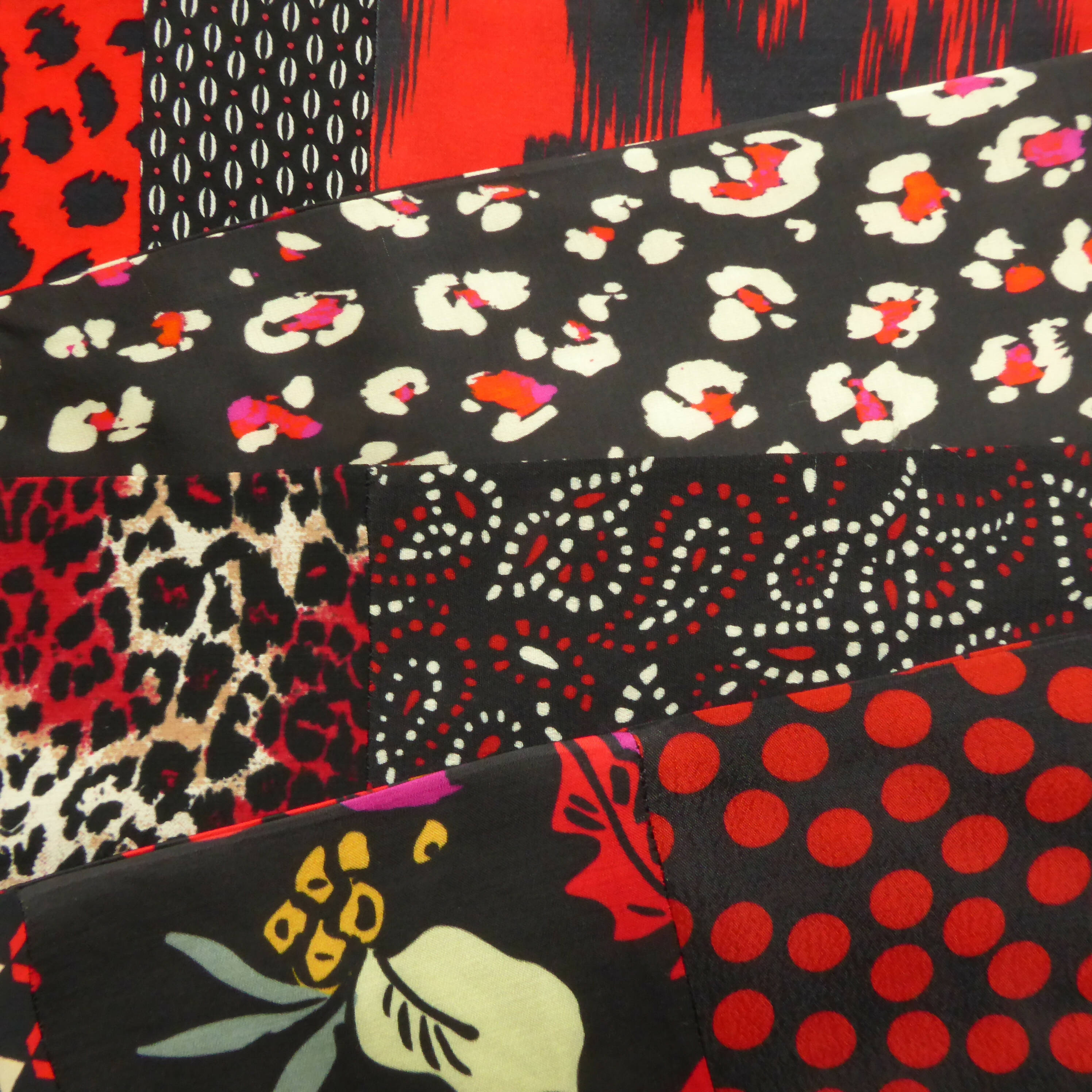 Maxi bandeau- rouge noir | EMPREINTES Paris