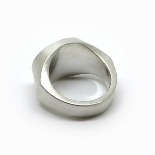 Chevalière ovale agate mousse | EMPREINTES Paris - EMPREINTES Paris