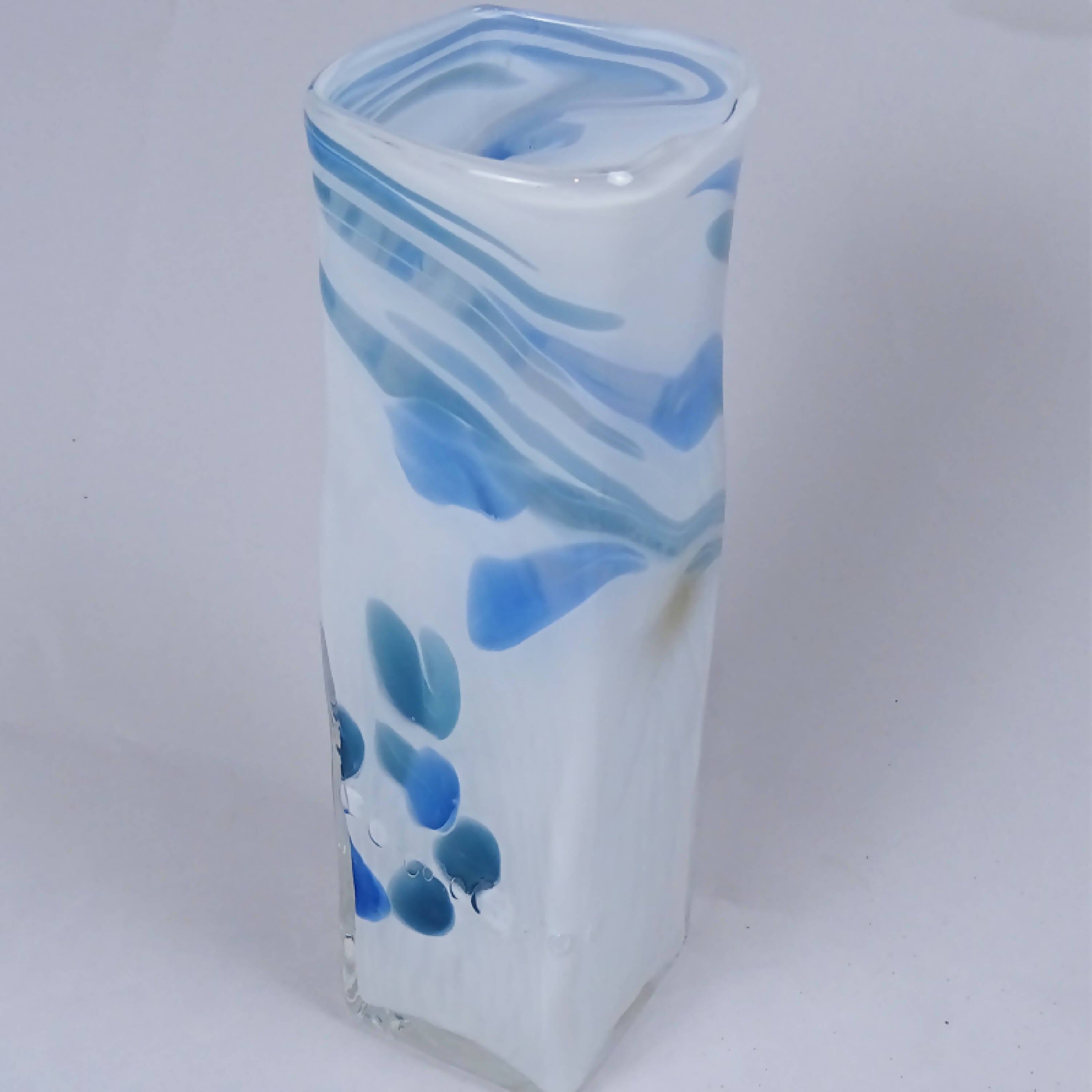 Vase carré bleu | EMPREINTES Paris