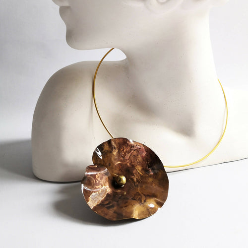 Collier Coquelicot | EMPREINTES Paris - EMPREINTES Paris