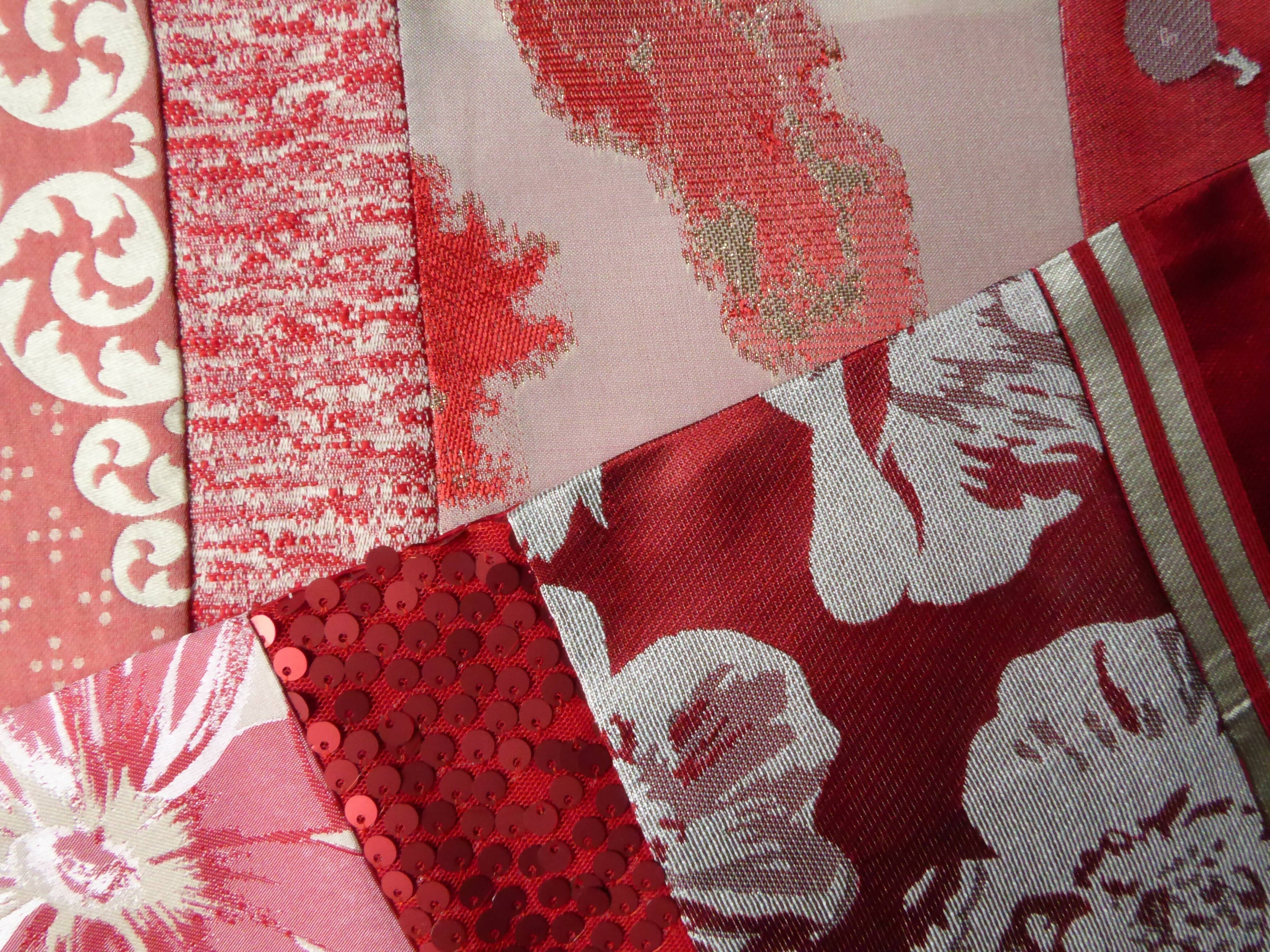 Écharpe bijou- Précieux rouge | EMPREINTES Paris