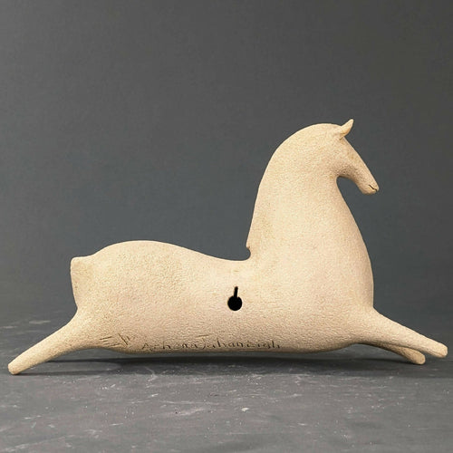 Sculpture Murale Cheval Beige foncé | EMPREINTES Paris - EMPREINTES Paris