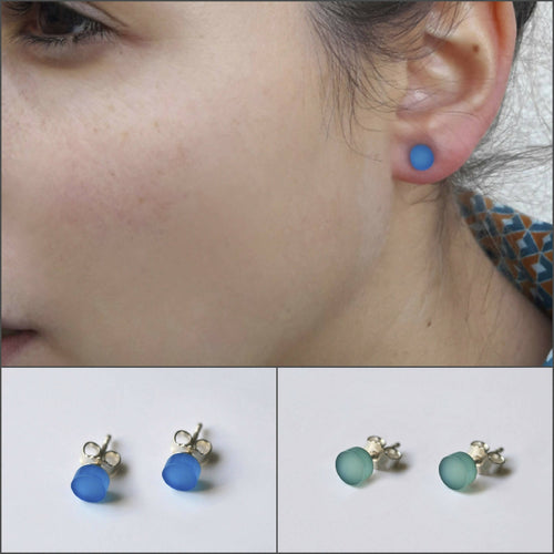 Boucles d'oreilles Couleur 6 mm | EMPREINTES Paris - EMPREINTES Paris