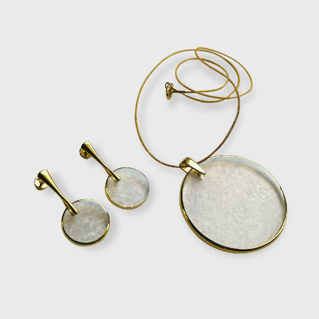 Parure ASTRE transparent reflet or | EMPREINTES Paris