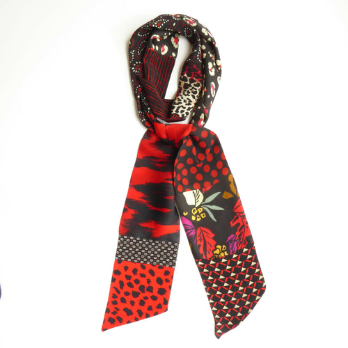 Maxi bandeau- rouge noir | EMPREINTES Paris - EMPREINTES Paris