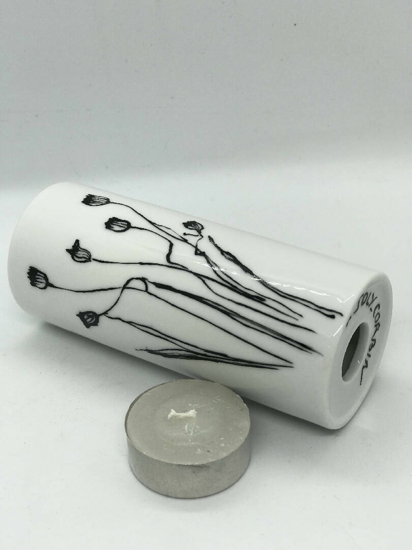 Bougeoir HERBES FOLLES GUIMAUVE | EMPREINTES Paris