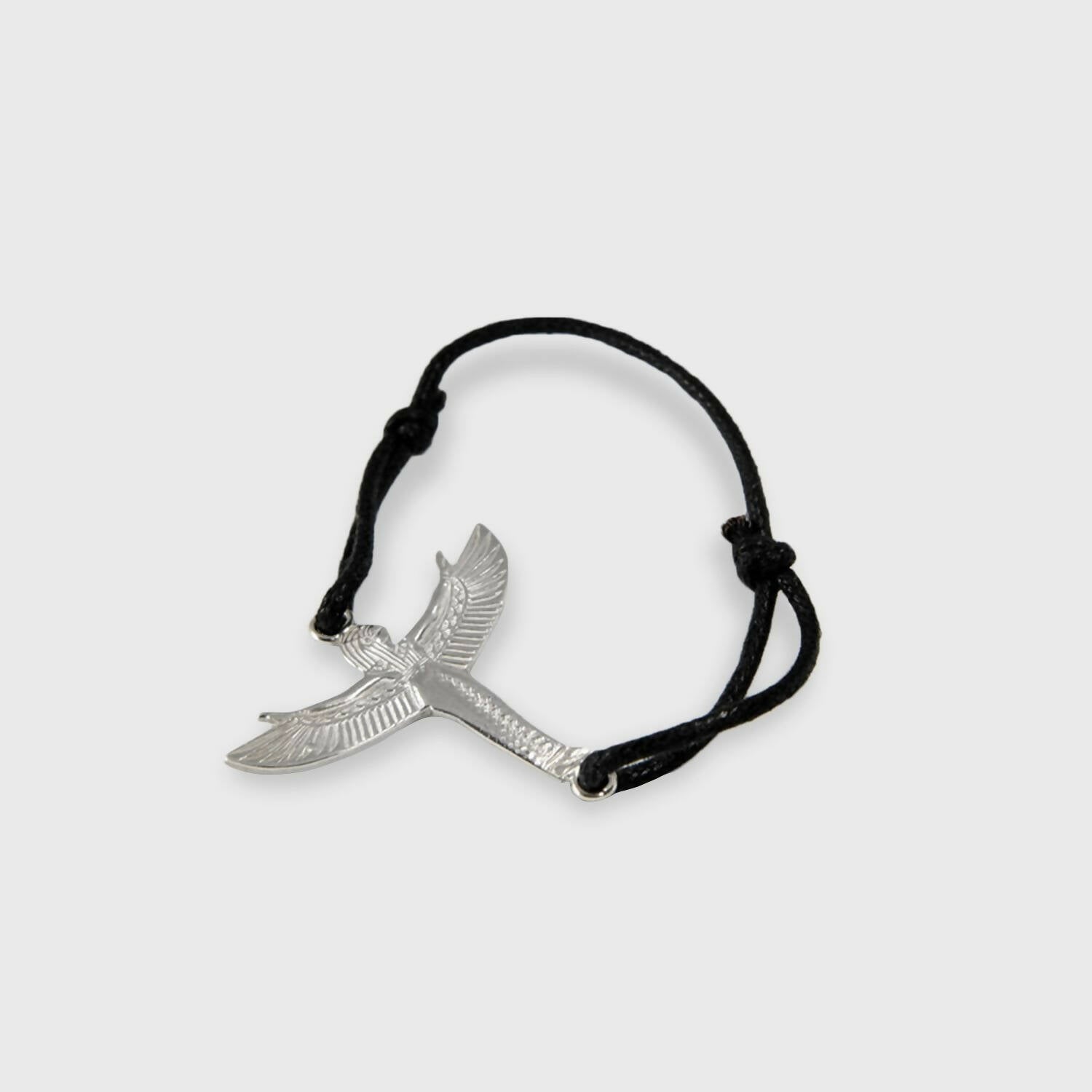 Bracelet Cordon Isis – L’envol argent | EMPREINTES Paris
