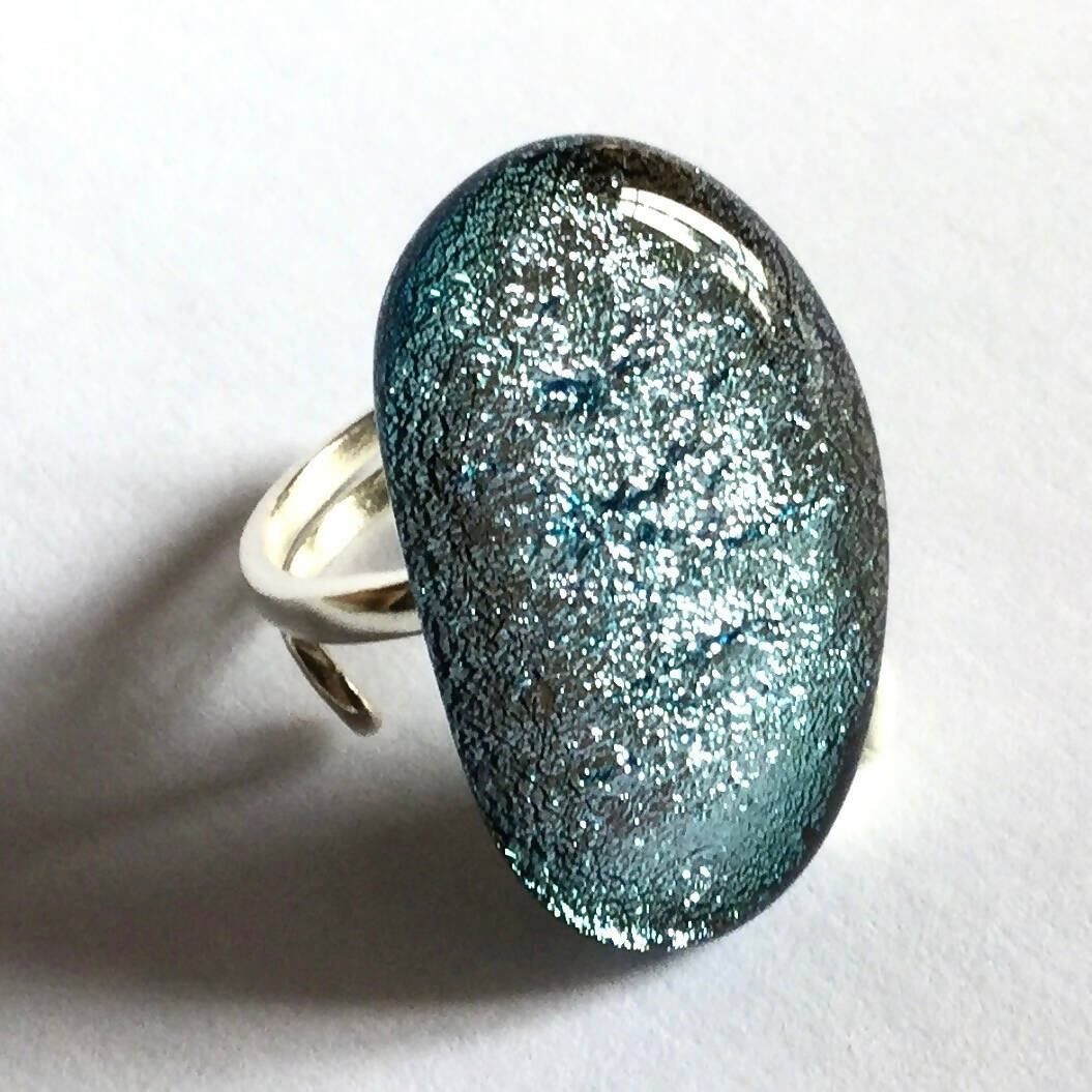 Bague FÈVE dicroic argent | EMPREINTES Paris