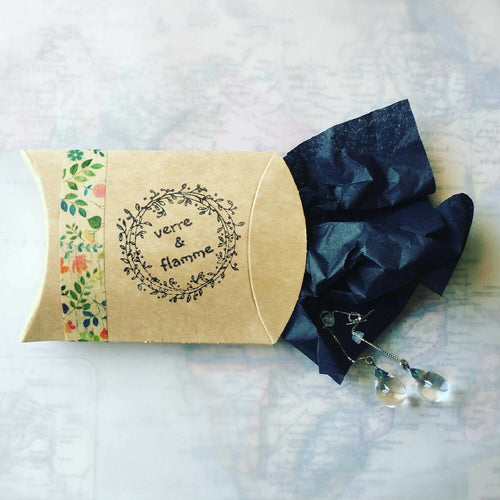 Boucles d'oreilles perles de pluie transparentes | EMPREINTES Paris - EMPREINTES Paris