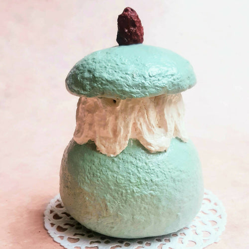 Grand choux à la crème en papier vert | EMPREINTES Paris - EMPREINTES Paris