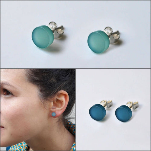 Boucles d'oreilles Couleur 8 mm | EMPREINTES Paris - EMPREINTES Paris