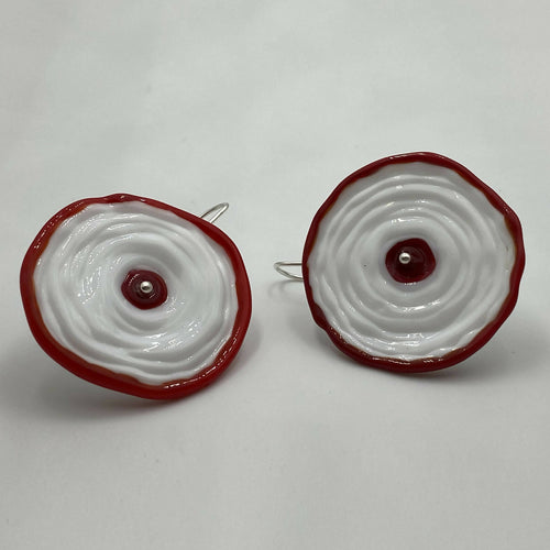 boucles_doreilles_coquelicot_disques_blanc_et_rouge_lathoumetie_helene copie | EMPREINTES Paris - EMPREINTES Paris