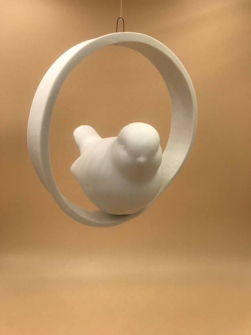 Mobile oiseau en porcelaine uni | EMPREINTES Paris - EMPREINTES Paris