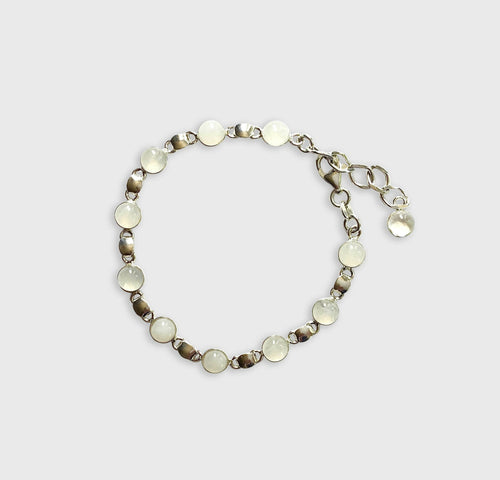 Bracelet BILLE blanc nuage | EMPREINTES Paris - EMPREINTES Paris