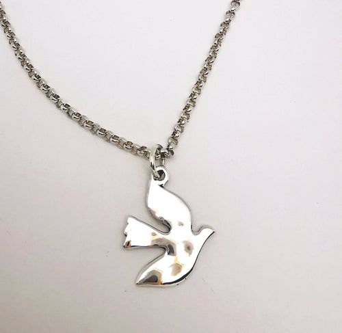 Collier Colombe en argent martelé | EMPREINTES Paris - EMPREINTES Paris