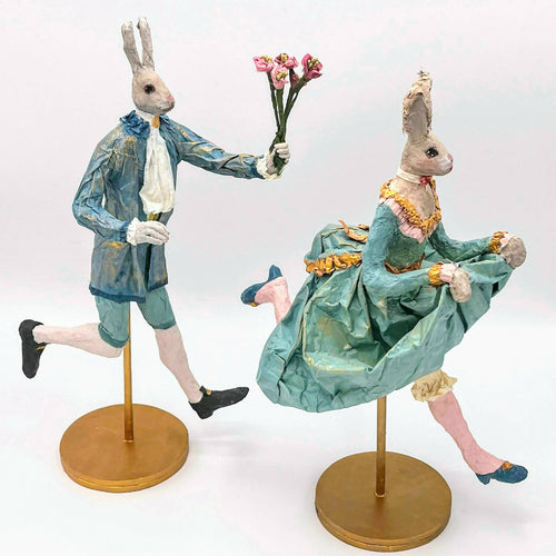 Sculpture lapine amoureuse | EMPREINTES Paris - EMPREINTES Paris