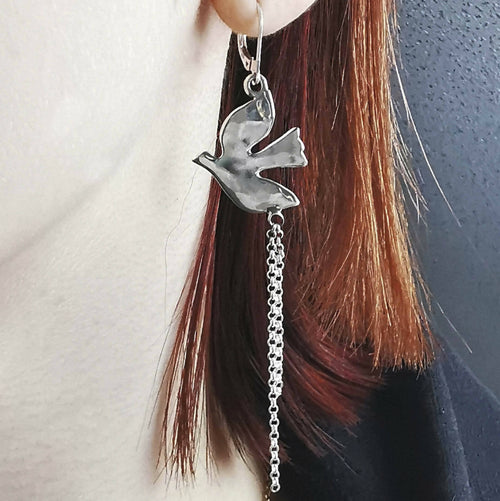 Boucles d'oreilles Colombes filantes | EMPREINTES Paris - EMPREINTES Paris