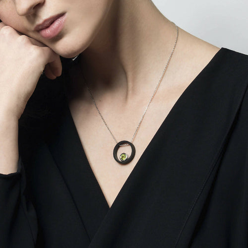 Collier Cercle Carbone | EMPREINTES Paris - EMPREINTES Paris