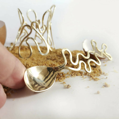 Set Coquetier et petite cuillère EggS | EMPREINTES Paris - EMPREINTES Paris