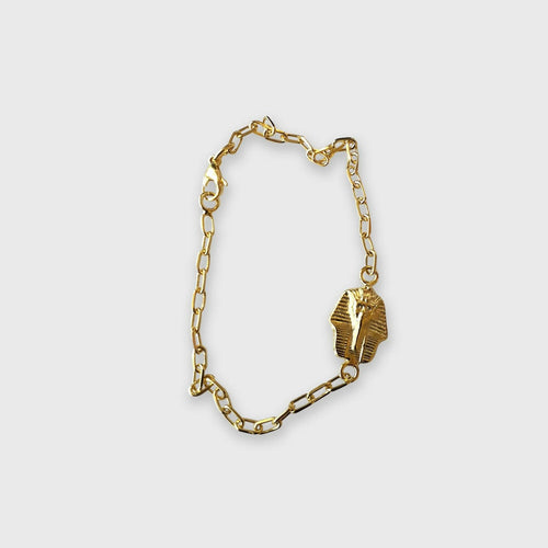 Bracelet Chaine Toutânkhamon plaqué or | EMPREINTES Paris - EMPREINTES Paris
