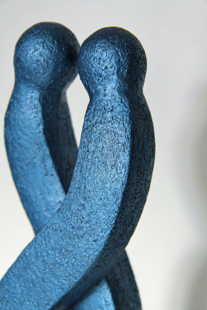 Sculpture couple en argile Invitation | EMPREINTES Paris