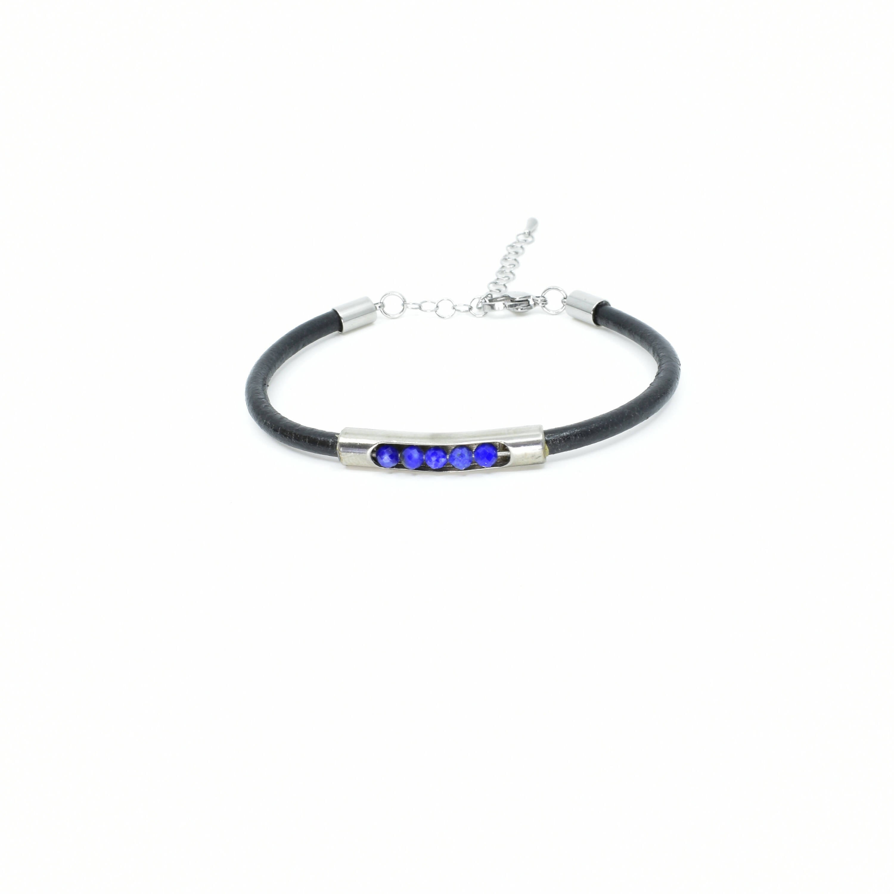 Bracelet en perles de Lapis Lazuli | EMPREINTES Paris | EMPREINTES Paris