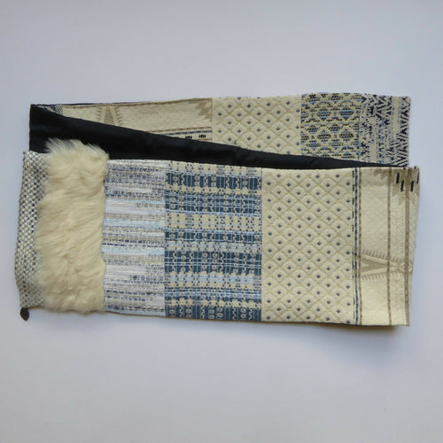 Écharpe hivernale -écru ciel | EMPREINTES Paris - EMPREINTES Paris