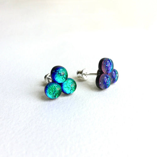 Boucles d'oreilles TRINE émeraude | EMPREINTES Paris - EMPREINTES Paris