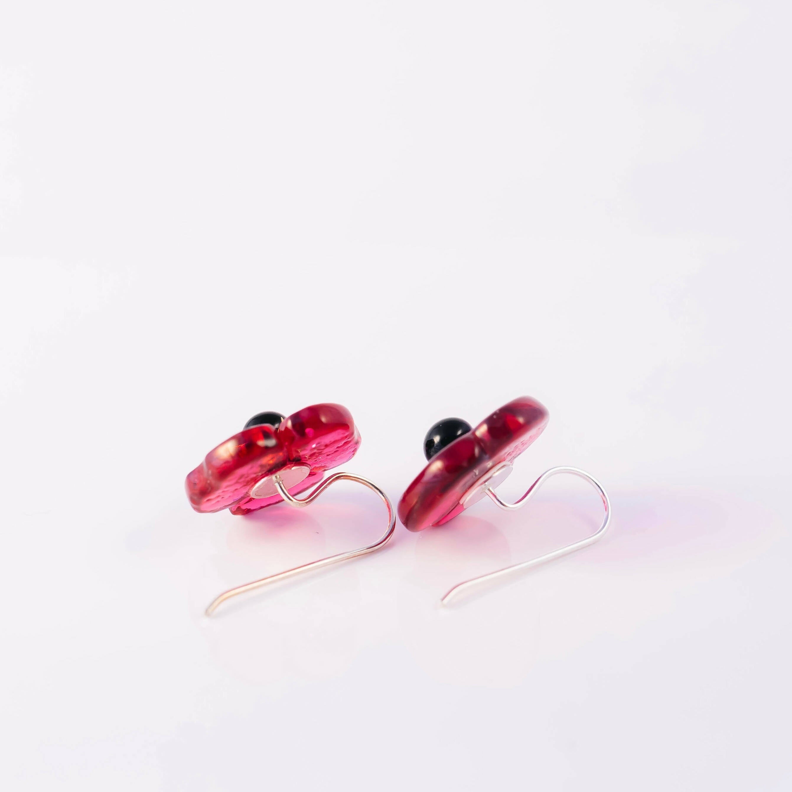 Boucles COQUELICOT rose profond | EMPREINTES Paris