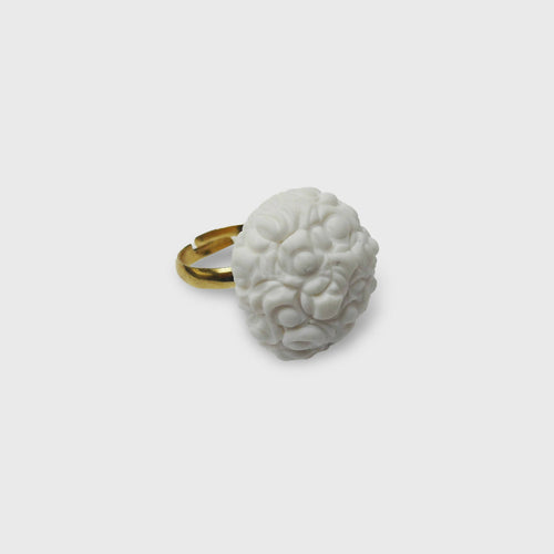 Bague PANNA BOUTON BLANC | EMPREINTES Paris - EMPREINTES Paris