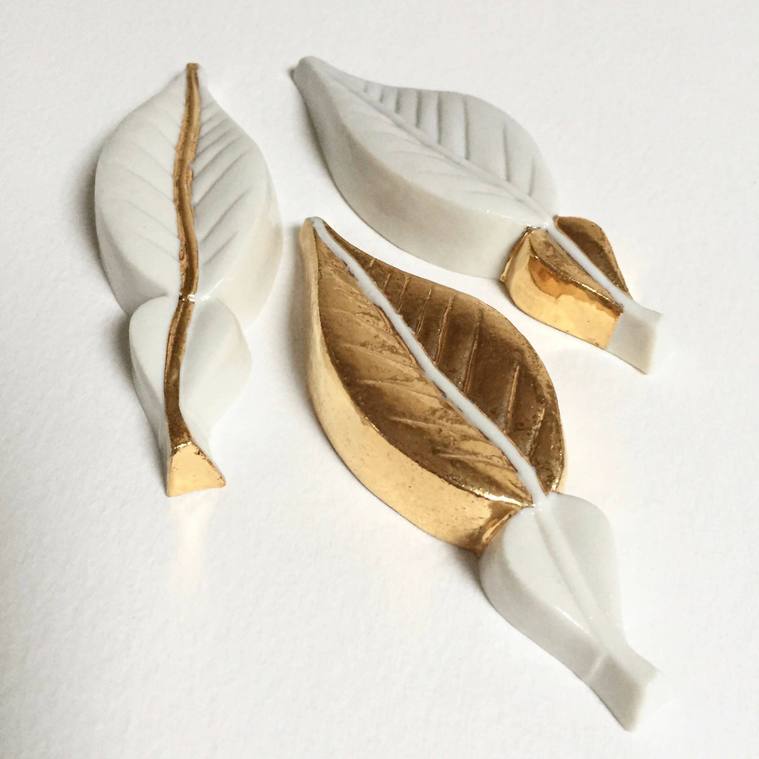 6 Porte-couverts Feuille d