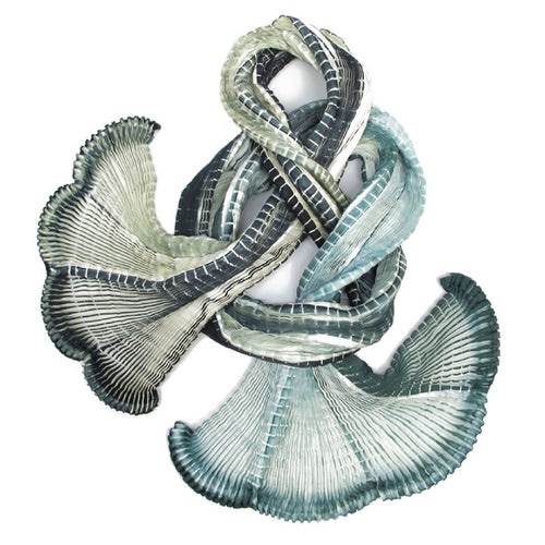 Écharpe Longue plissée twill de soie Plicatwill | EMPREINTES Paris - EMPREINTES Paris