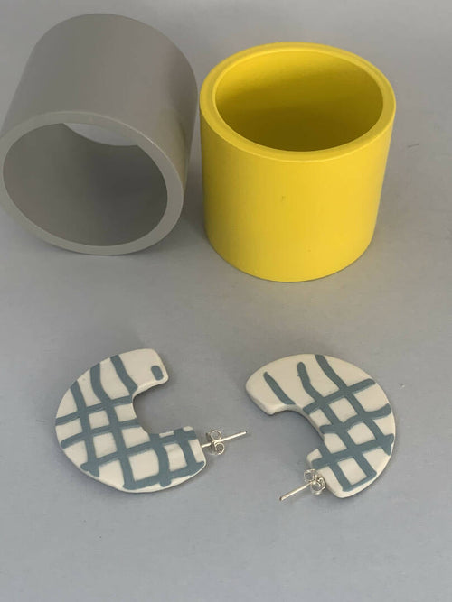 Créoles collection Quadrille | EMPREINTES Paris - EMPREINTES Paris