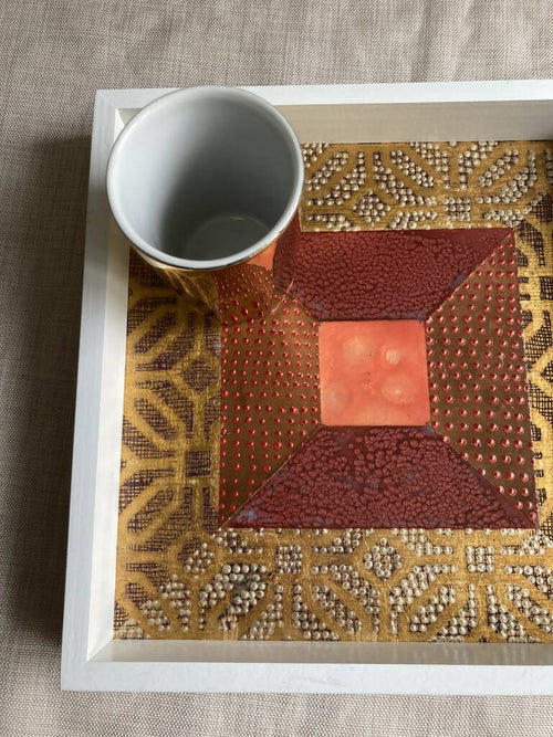 Plateau-Tableau Coeur orange | EMPREINTES Paris - EMPREINTES Paris