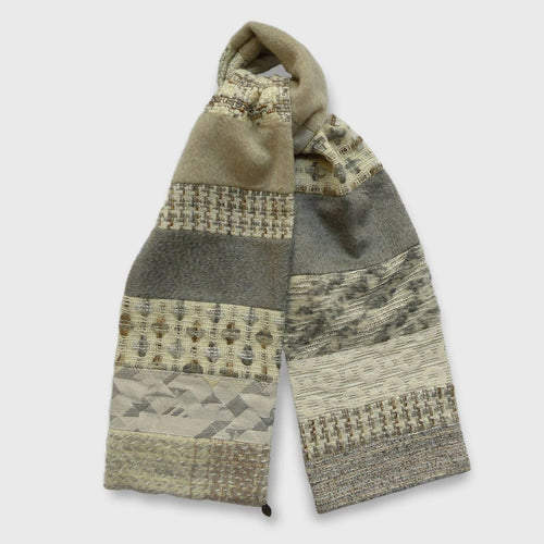 Écharpe hivernale - gris écru | EMPREINTES Paris - EMPREINTES Paris