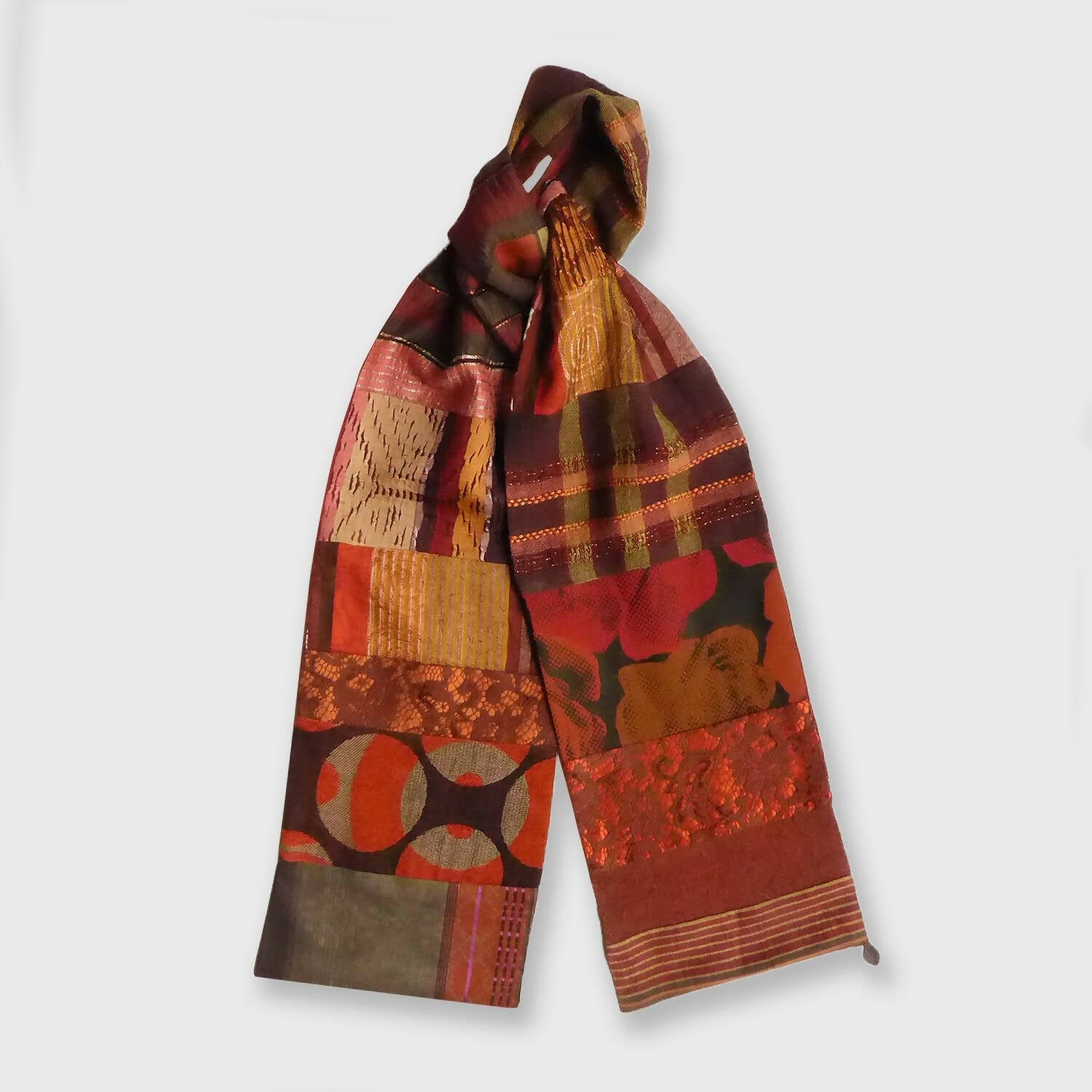 Écharpe intemporelle femme-brique | EMPREINTES Paris